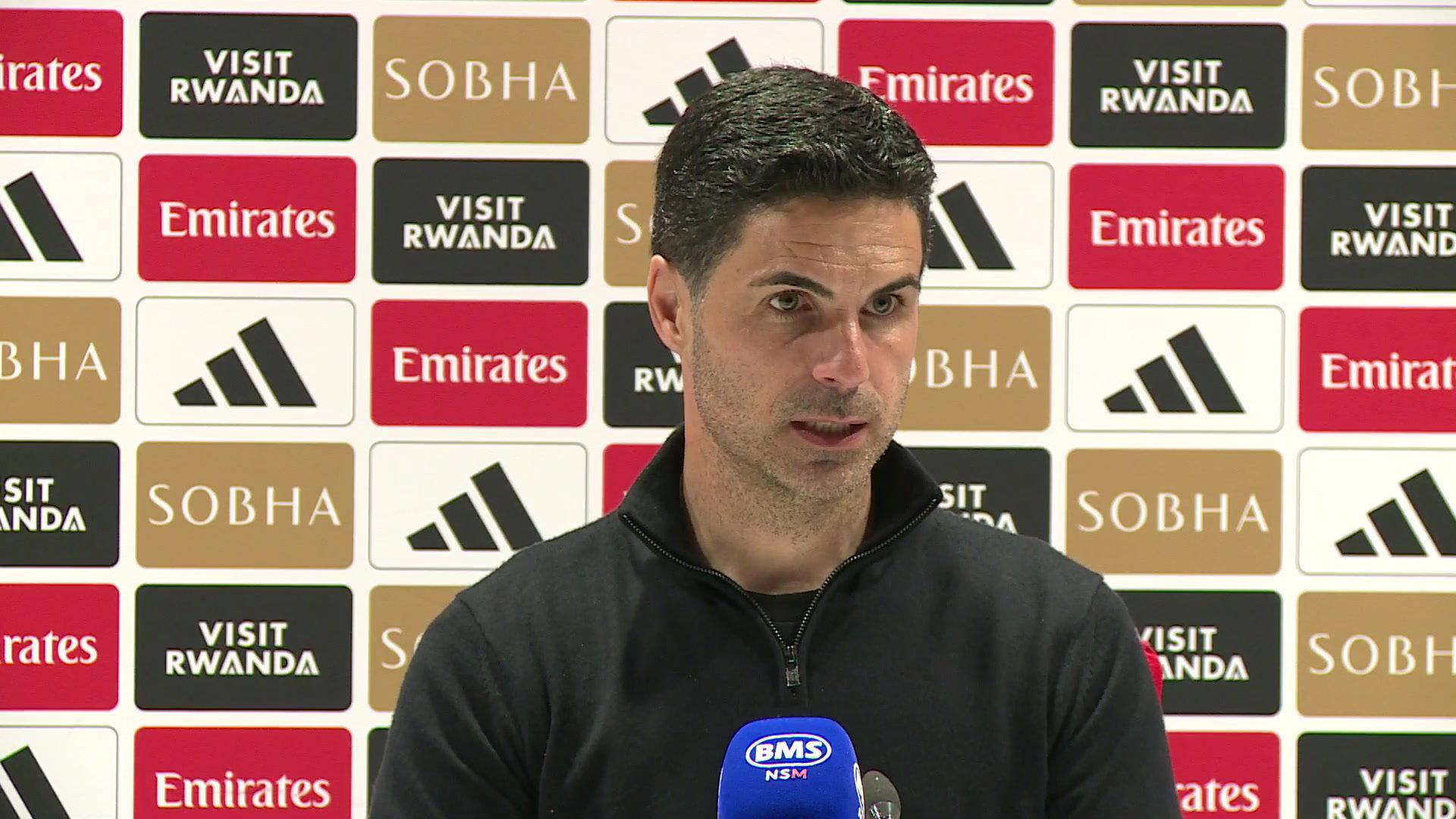 Arsenal manager Mikel Arteta reflects on their 1-0 win at home to Newcastle-
